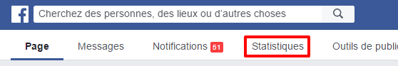 Statistiques sur Facebook