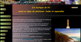 Vente en ligne de peintures huile et aquarelle