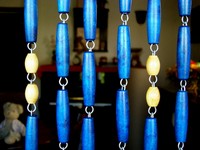 Atelier Rideaux en perles de buis
