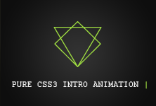 PURE CSS INTRO ANIMATION