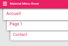 MATERIAL DESIGN MENU CSS