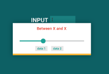 UI input numeric slider